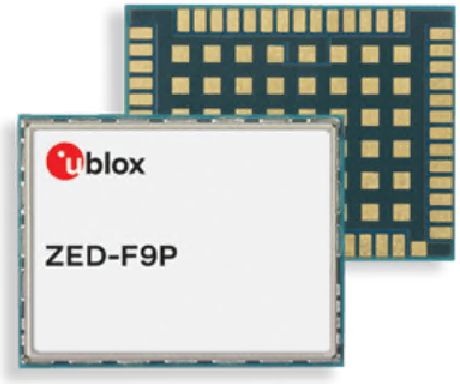 ZED-F9Pモジュール　u-blox F9高精度GNSSモジュール